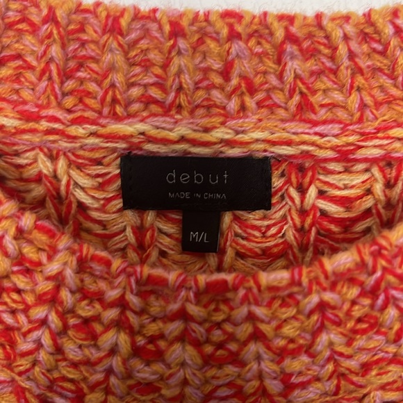 VICI Colorblock Wide Arm Cropped Knit - Picture 4 of 4